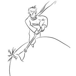 Dessin à colorier: Le Petit Prince (Contes et Histoires) #182692 - Coloriages à Imprimer Gratuits