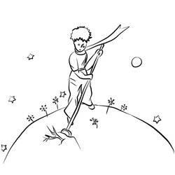 Dessin à colorier: Le Petit Prince (Contes et Histoires) #182693 - Coloriages à Imprimer Gratuits