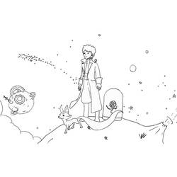 Dessin à colorier: Le Petit Prince (Contes et Histoires) #182694 - Coloriages à Imprimer Gratuits