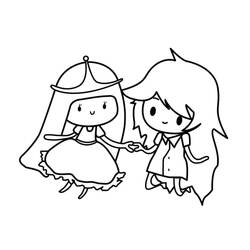 Dessin à colorier: Adventure Time (Dessins animés et séries animées) #206903 - Coloriages à Imprimer Gratuits