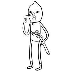 Dessin à colorier: Adventure Time (Dessins animés et séries animées) #206904 - Coloriages à Imprimer Gratuits