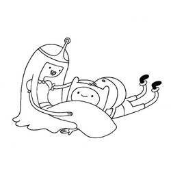 Dessin à colorier: Adventure Time (Dessins animés et séries animées) #206916 - Coloriages à Imprimer Gratuits