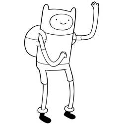 Dessin à colorier: Adventure Time (Dessins animés et séries animées) #206920 - Coloriages à Imprimer Gratuits