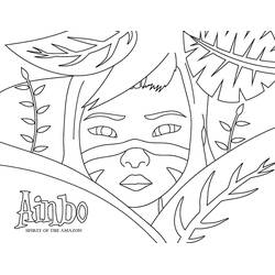 Dessins à colorier: Ainbo, princesse d’Amazonie - Coloriages à Imprimer Gratuits