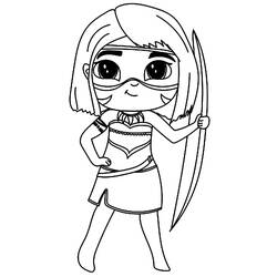 Dessin à colorier: Ainbo, princesse d’Amazonie (Dessins animés et séries animées) #182079 - Coloriages à Imprimer Gratuits