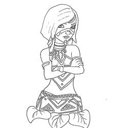 Dessin à colorier: Ainbo, princesse d’Amazonie (Dessins animés et séries animées) #182082 - Coloriages à Imprimer Gratuits