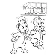 Coloriage imprimable Alvin et les Chipmunks (Dessins animés et séries animées) #128260 à colorier gratuitement