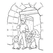Coloriage Alvin et les Chipmunks (Dessins animés et séries animées) #128262 à imprimer et colorier