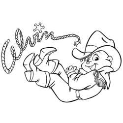 Dessin à colorier: Alvin et les Chipmunks (Dessins animés et séries animées) #128287 - Coloriages à Imprimer Gratuits