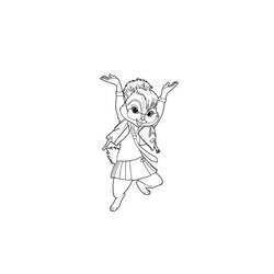 Dessin à colorier: Alvin et les Chipmunks (Dessins animés et séries animées) #128380 - Coloriages à Imprimer Gratuits