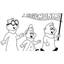 Coloriage gratuit Alvin et les Chipmunks (Dessins animés et séries animées) #128382 à colorier aux crayons