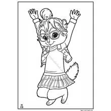 Coloriage gratuit Alvin et les Chipmunks (Dessins animés et séries animées) #128410 à colorier aux crayons
