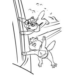 Coloriage imprimable Alvin et les Chipmunks (Dessins animés et séries animées) #203413 à colorier gratuitement