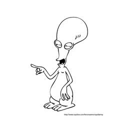 Dessin à colorier: American Dad! (Dessins animés et séries animées) #50894 - Coloriages à Imprimer Gratuits