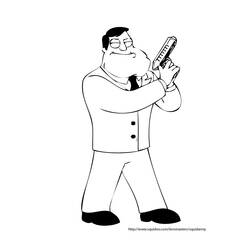 Dessin à colorier: American Dad! (Dessins animés et séries animées) #50897 - Coloriages à Imprimer Gratuits