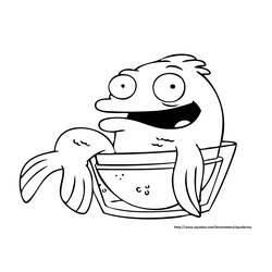 Dessin à colorier: American Dad! (Dessins animés et séries animées) #50898 - Coloriages à Imprimer Gratuits