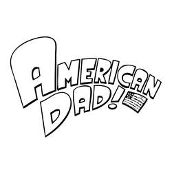 Dessin à colorier: American Dad! (Dessins animés et séries animées) #50900 - Coloriages à Imprimer Gratuits