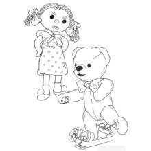 Dessin à colorier: Andy Pandy (Dessins animés et séries animées) #26722 - Coloriages à Imprimer Gratuits