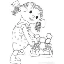 Dessin à colorier: Andy Pandy (Dessins animés et séries animées) #26729 - Coloriages à Imprimer Gratuits