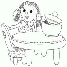 Dessin à colorier: Andy Pandy (Dessins animés et séries animées) #26740 - Coloriages à Imprimer Gratuits