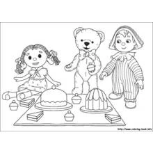 Dessin à colorier: Andy Pandy (Dessins animés et séries animées) #26756 - Coloriages à Imprimer Gratuits