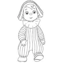 Dessin à colorier: Andy Pandy (Dessins animés et séries animées) #26801 - Coloriages à Imprimer Gratuits