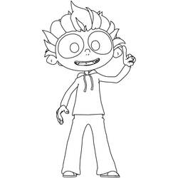 Dessin à colorier: Angelo la Débrouille (Dessins animés et séries animées) #194529 - Coloriages à Imprimer Gratuits