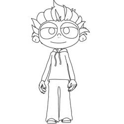 Dessin à colorier: Angelo la Débrouille (Dessins animés et séries animées) #194537 - Coloriages à Imprimer Gratuits