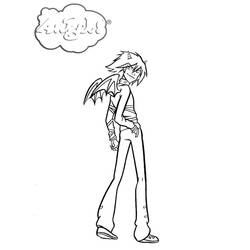 Dessin à colorier: Angels Friends (Dessins animés et séries animées) #198249 - Coloriages à Imprimer Gratuits