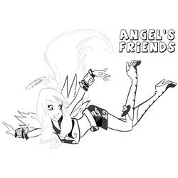 Dessin à colorier: Angels Friends (Dessins animés et séries animées) #198253 - Coloriages à Imprimer Gratuits