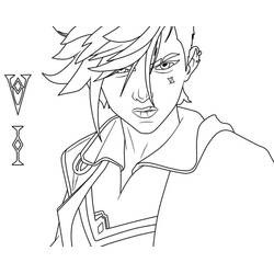 Dessin à colorier: Arcane (Dessins animés et séries animées) #206989 - Coloriages à Imprimer Gratuits