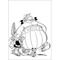 Dessin à colorier: Asterix et Obelix (Dessins animés et séries animées) #182612 - Coloriages à Imprimer Gratuits