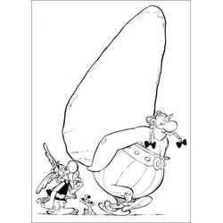 Dessin à colorier: Asterix et Obelix (Dessins animés et séries animées) #182614 - Coloriages à Imprimer Gratuits
