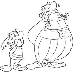 Dessin à colorier: Asterix et Obelix (Dessins animés et séries animées) #182617 - Coloriages à Imprimer Gratuits