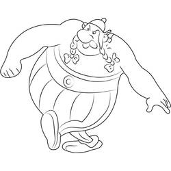 Dessin à colorier: Asterix et Obelix (Dessins animés et séries animées) #182622 - Coloriages à Imprimer Gratuits