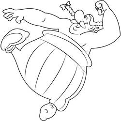 Dessin à colorier: Asterix et Obelix (Dessins animés et séries animées) #182625 - Coloriages à Imprimer Gratuits