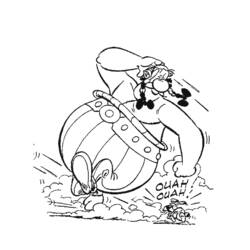 Dessin à colorier: Asterix et Obelix (Dessins animés et séries animées) #24405 - Coloriages à Imprimer Gratuits