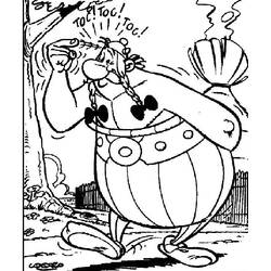 Dessin à colorier: Asterix et Obelix (Dessins animés et séries animées) #24427 - Coloriages à Imprimer Gratuits