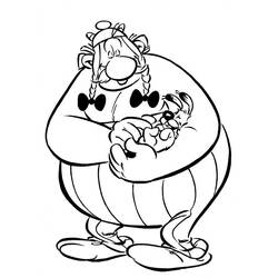 Dessin à colorier: Asterix et Obelix (Dessins animés et séries animées) #24428 - Coloriages à Imprimer Gratuits