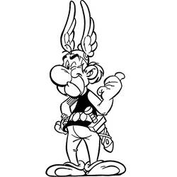 Dessin à colorier: Asterix et Obelix (Dessins animés et séries animées) #24433 - Coloriages à Imprimer Gratuits