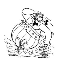 Dessin à colorier: Asterix et Obelix (Dessins animés et séries animées) #24442 - Coloriages à Imprimer Gratuits