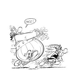 Dessin à colorier: Asterix et Obelix (Dessins animés et séries animées) #24456 - Coloriages à Imprimer Gratuits