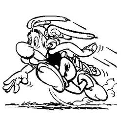 Dessin à colorier: Asterix et Obelix (Dessins animés et séries animées) #24464 - Coloriages à Imprimer Gratuits