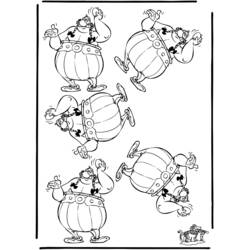 Dessin à colorier: Asterix et Obelix (Dessins animés et séries animées) #24473 - Coloriages à Imprimer Gratuits