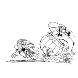 Dessin à colorier: Asterix et Obelix (Dessins animés et séries animées) #24482 - Coloriages à Imprimer Gratuits