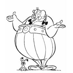 Dessin à colorier: Asterix et Obelix (Dessins animés et séries animées) #24483 - Coloriages à Imprimer Gratuits