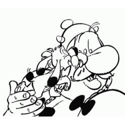 Dessin à colorier: Asterix et Obelix (Dessins animés et séries animées) #24489 - Coloriages à Imprimer Gratuits