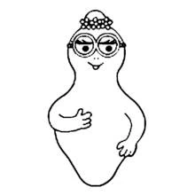 Dessin à colorier: Barbapapa (Dessins animés et séries animées) #36446 - Coloriages à Imprimer Gratuits