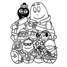 Dessin à colorier: Barbapapa (Dessins animés et séries animées) #36452 - Coloriages à Imprimer Gratuits