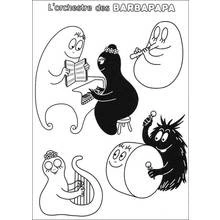 Coloriage Barbapapa (Dessins animés et séries animées) #36462 à imprimer et colorier